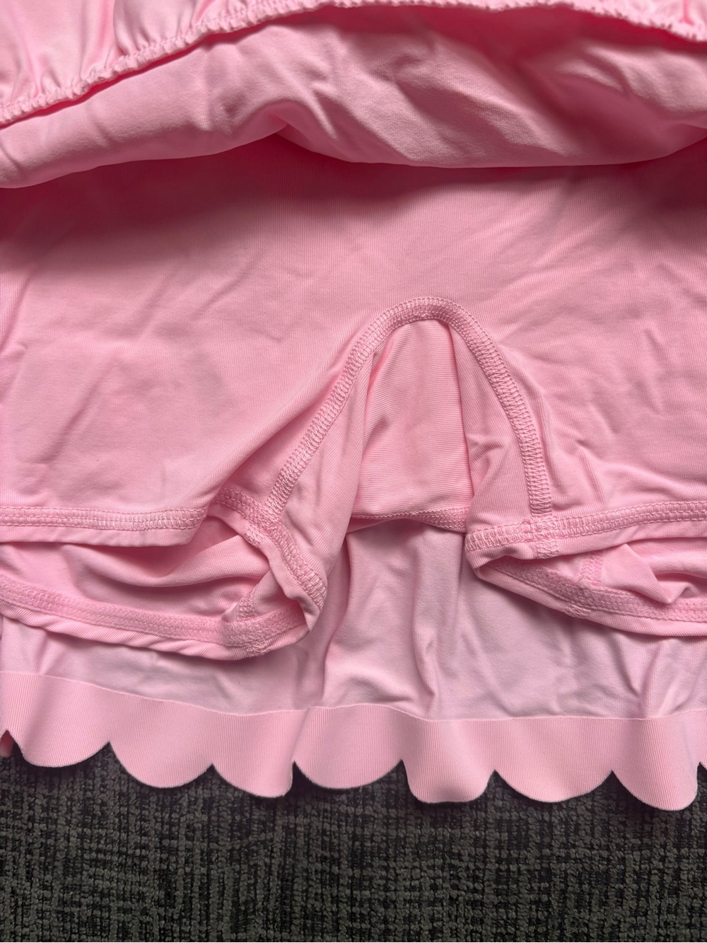 Lilly Pulitzer UPF 50+ Luxletic Miesha Scallop Skort, Pink, Size Small - Picture 3 of 8